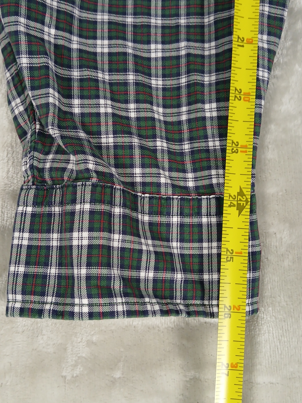 Ralph Lauren Button Up Shirt Men's XXL Long Sleeve Plaid Green 2XL Preppy - Picture 10 of 10